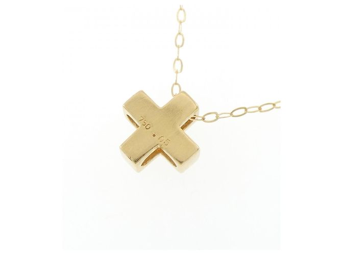 Autre Marque Collana con diamante Au750 D'oro - vista 4