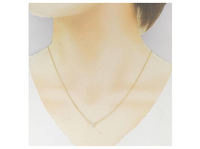 Autre Marque Collana con diamante Au750 D'oro - vista 6