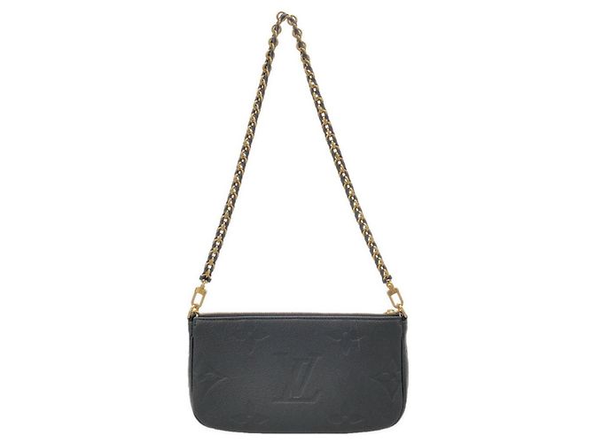 Bolso de hombro Louis Vuitton Monogram Empreinte Multi Pochette Accessoires Negro - vista 2
