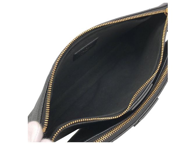 Bolso de hombro Louis Vuitton Monogram Empreinte Multi Pochette Accessoires Negro - vista 8
