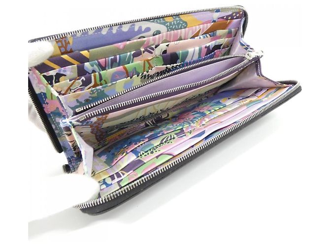 Silk In Hermès Cartera de seda EN LIBERTE Hermes Negro - vista 4