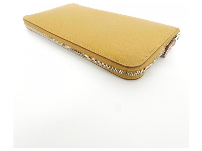 Hermès Hermes COLLIER DE CHIEN Silk In Classic Wallet Marrone - vista 2