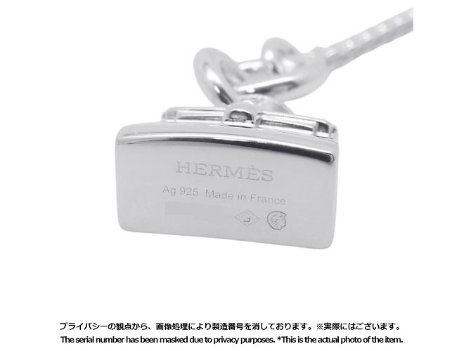 Hermès Collana Amulette Kelly Hermes, Argento, Pendente HERMES, - vista 9
