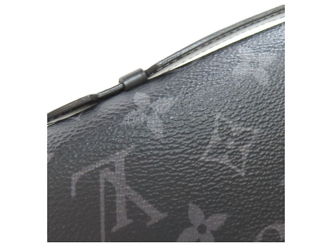 Clutch Louis Vuitton Zippy XL Monogram Eclipse da uomo LOUIS VUITTON Nero - vista 11