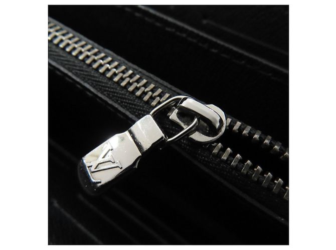 Clutch Louis Vuitton Zippy XL Monogram Eclipse da uomo LOUIS VUITTON Nero - vista 13