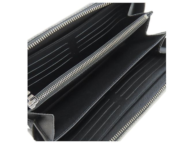 Clutch Louis Vuitton Zippy XL Monogram Eclipse da uomo LOUIS VUITTON Nero - vista 4