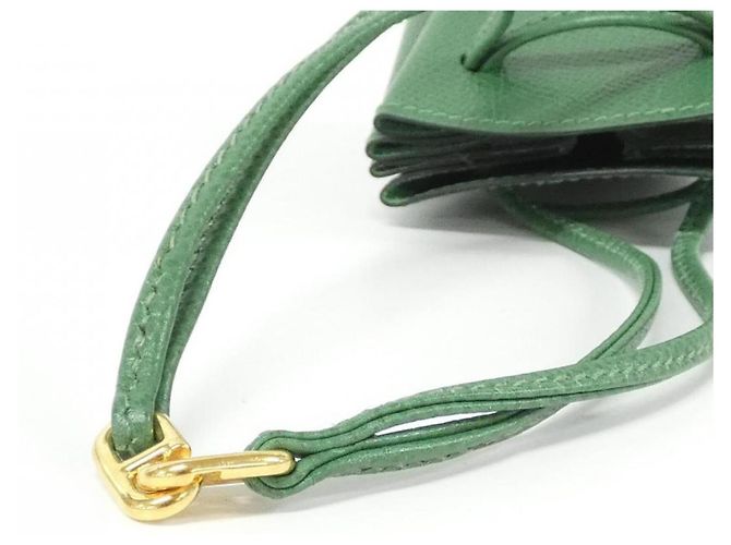 Hermès Pochette borsa a mano Hermes Vespa Verde - vista 4