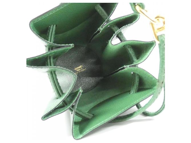Hermès Pochette borsa a mano Hermes Vespa Verde - vista 6