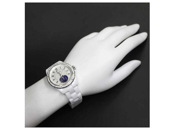 Chanel Fars de Lune Moon Phase Men's Watch White Ceramic Automatic - view 3