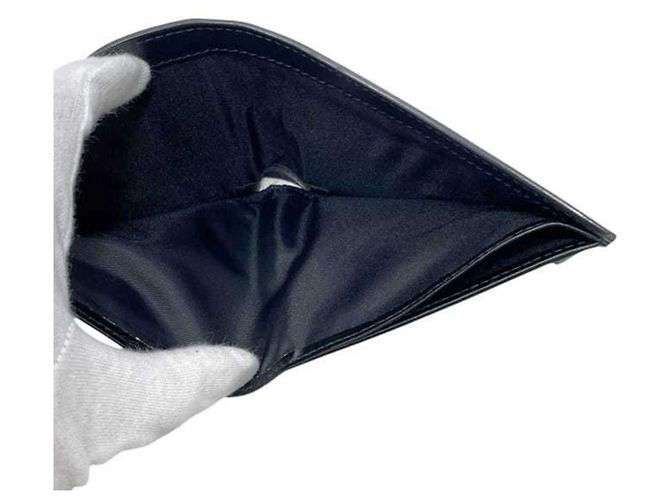 Cartera plegable Bally, cuero negro. - vista 6
