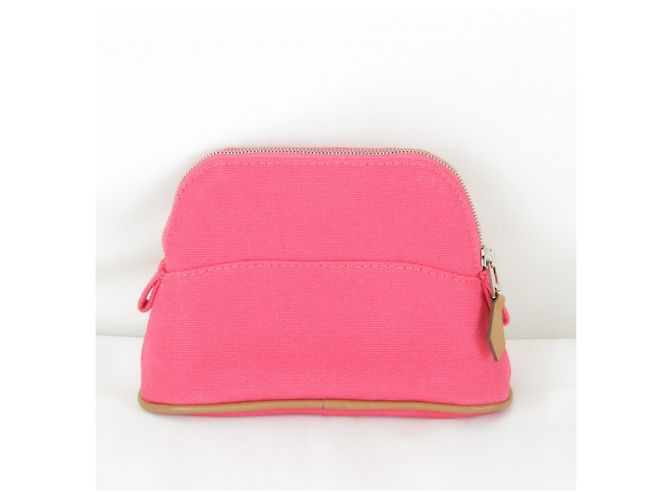 Hermès HERMES Bolide Mini Pouch, Baumwolle/Polyurethan/Nylon, Rosa, Damen - Ansicht 2