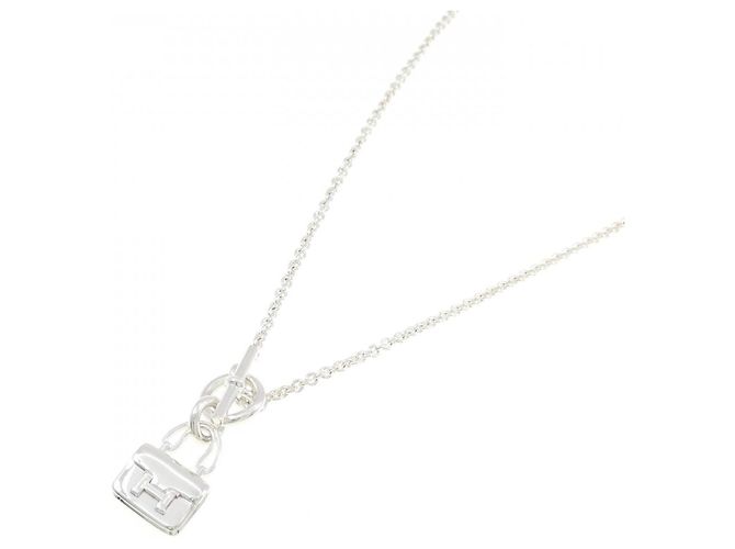 Hermès Collana Amulette Constance Hermes Argento - vista 2