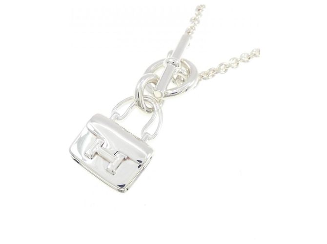 Hermès Collana Amulette Constance Hermes Argento - vista 3