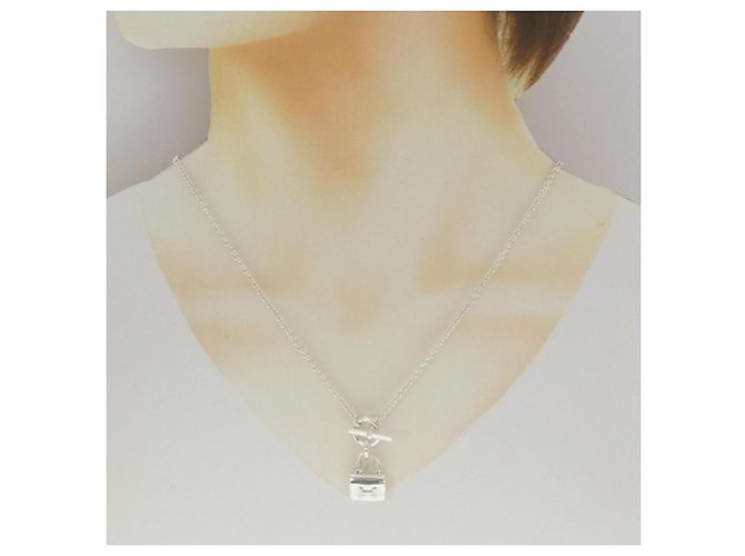 Hermès Collana Amulette Constance Hermes Argento - vista 6
