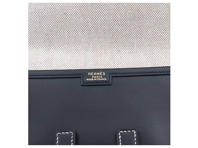 Hermès Clutch Hermes Jige PM, Pelle Box Calf, Nero, con Y Stamp. - vista 8