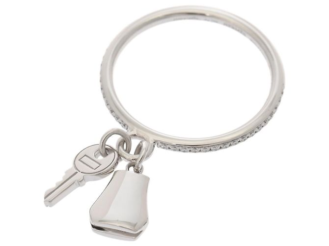 Hermès HERMES Kelly Clochette PM Ring, Größe #, Diamant, Damen, Weißgold (WG), Note A, Gebraucht, Ginzo - Ansicht 2