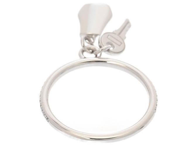 Hermès HERMES Kelly Clochette PM Ring, Größe #, Diamant, Damen, Weißgold (WG), Note A, Gebraucht, Ginzo - Ansicht 5