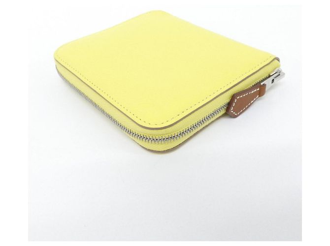 Silk In Hermès Hermes EN LIBERTE Cartera compacta de seda Naranja - vista 2