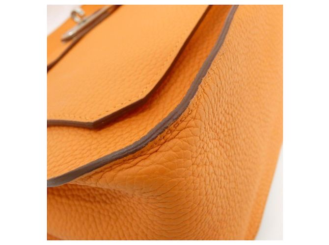 Hermès Borsa a tracolla Hermes Jypsiere Arancione - vista 3