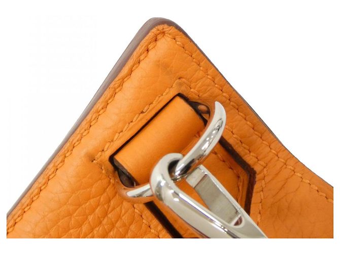 Hermès Borsa a tracolla Hermes Jypsiere Arancione - vista 6