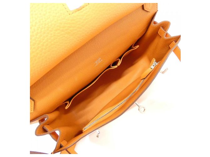 Hermès Borsa a tracolla Hermes Jypsiere Arancione - vista 9