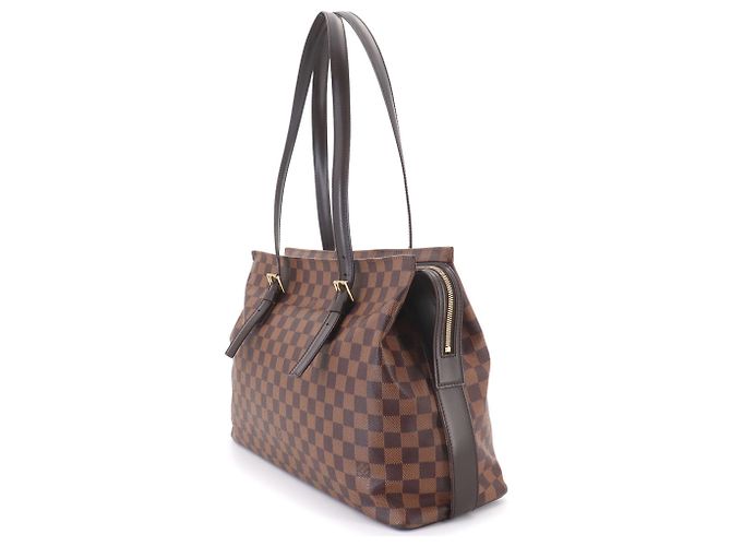Borsa Tote Louis Vuitton Damier Chelsea, Ebene, Marrone - vista 3
