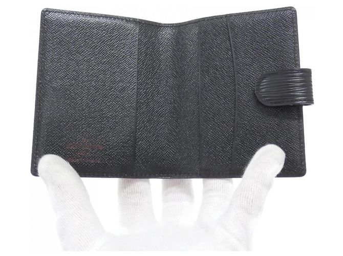 Louis Vuitton Epi Agenda Mini Organizer Schwarz - Ansicht 6