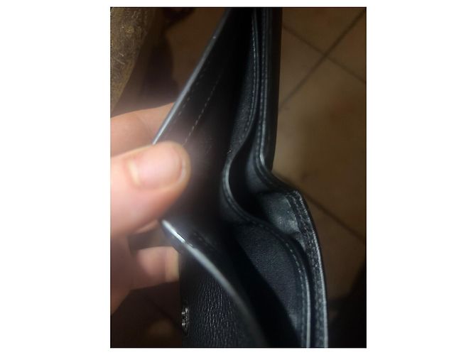 Dior black leather wallet - view 4