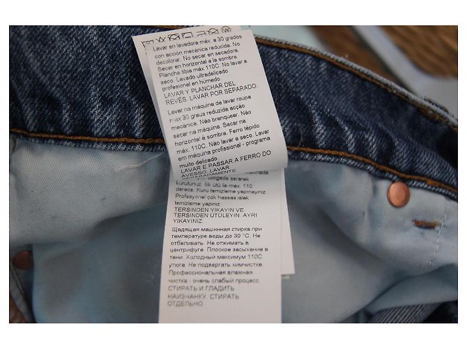 Marina Rinaldi Vaqueros Wide Leg Azul Lavado - vista 11