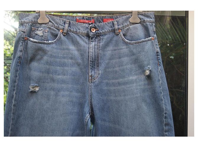 Marina Rinaldi Vaqueros Wide Leg Azul Lavado - vista 2