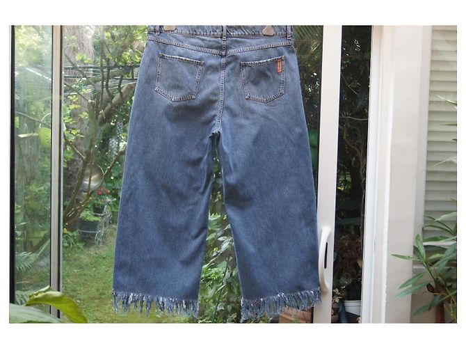 Marina Rinaldi Vaqueros Wide Leg Azul Lavado - vista 3