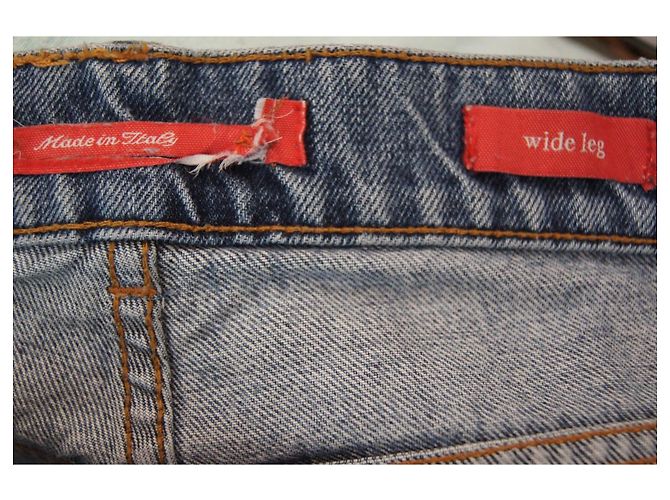 Marina Rinaldi Vaqueros Wide Leg Azul Lavado - vista 7