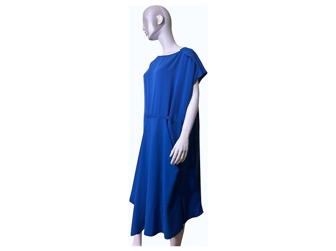 Maison Martin Margiela Maison Margiela Abito Drappeggiato Blu - vista 2