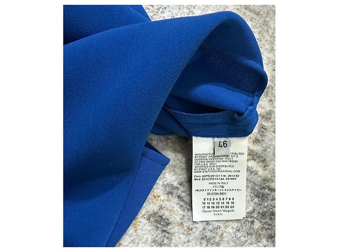 Maison Martin Margiela Maison Margiela Abito Drappeggiato Blu - vista 9