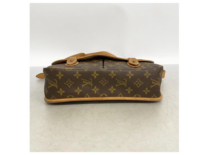 Borsa a tracolla Louis Vuitton Monogram Gibeciere MM M42247 Marrone - vista 3