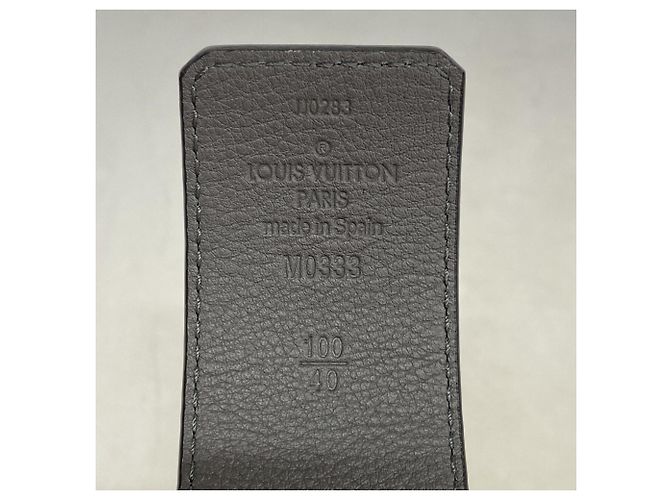 Cintura reversibile Louis Vuitton LV Damier 40mm Nero - vista 2