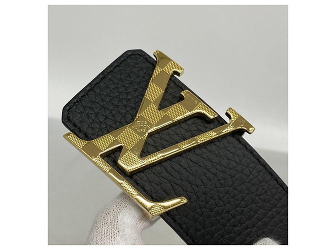 Cintura reversibile Louis Vuitton LV Damier 40mm Nero - vista 3