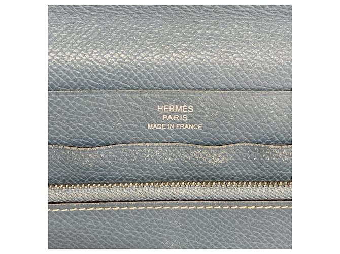 Hermès Cartera larga combinada Hermes Azap Azul - vista 4