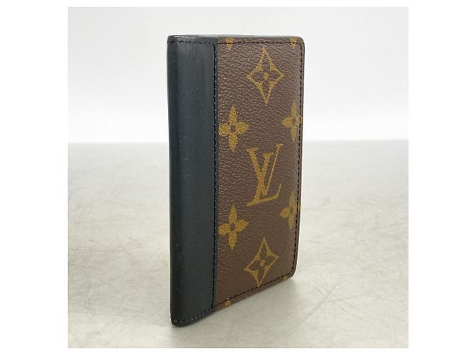 Organizer Louis Vuitton Monogram Macassar Card Case Brown Black - view 2
