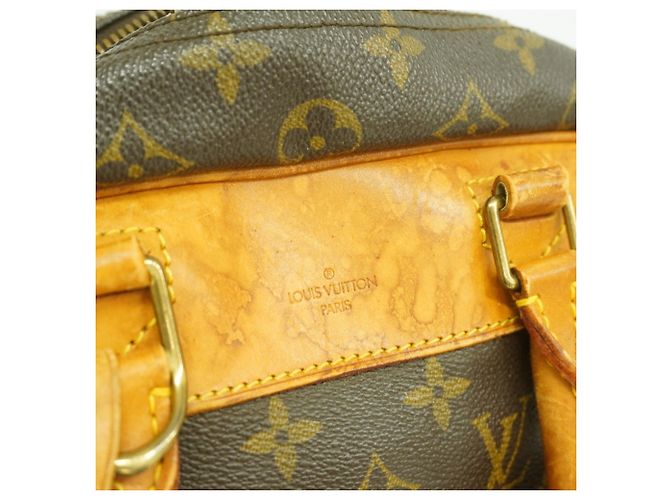Bolso Louis Vuitton Monogram Deauville Castaño - vista 11