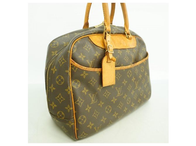 Bolso Louis Vuitton Monogram Deauville Castaño - vista 2