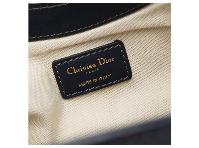 Dior Blue Oblique Canvas Fold Over Clutch Blau Marineblau - Ansicht 5