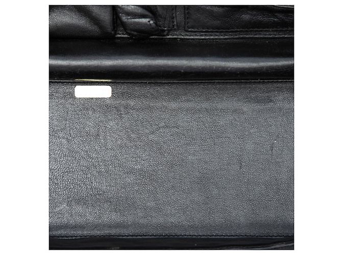 Vanity Beauty Case Chanel Black CC Quilted Jersey Wild Stitch Nero - vista 4