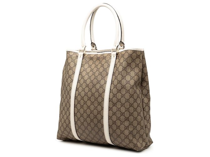Tote verticale Gucci Beige GG Supreme Joy - vista 2