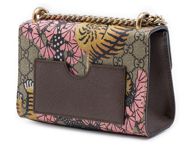 Gucci Beige Small GG Supreme Bengal Padlock Crossbody - vista 2