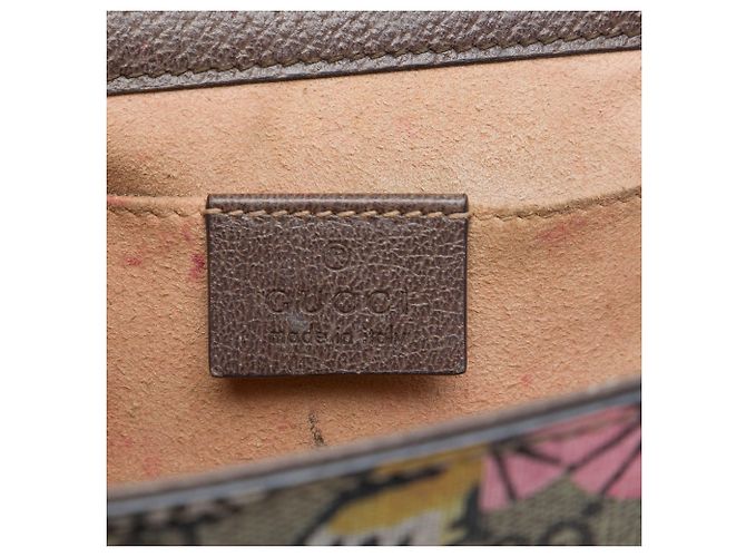 Gucci Beige Small GG Supreme Bengal Padlock Crossbody - vista 5