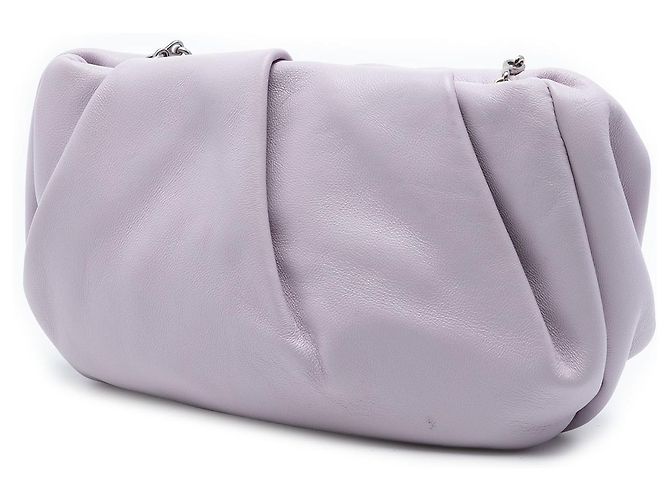 Clutch Rose Chain in pelle di agnello viola Burberry Porpora Lavanda - vista 2