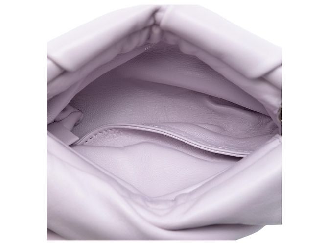 Clutch Rose Chain in pelle di agnello viola Burberry Porpora Lavanda - vista 4