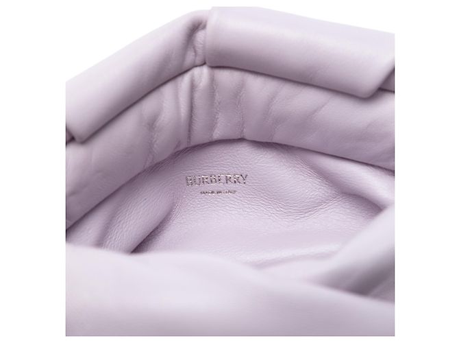 Clutch Rose Chain in pelle di agnello viola Burberry Porpora Lavanda - vista 5
