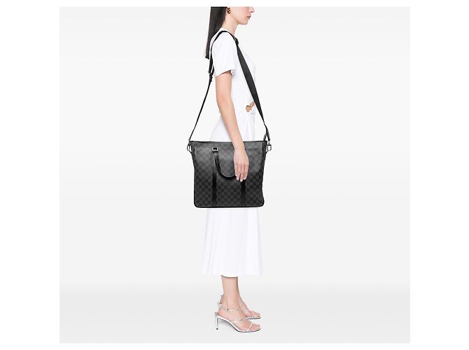 Louis Vuitton Nero Damier Graphite Tadao - vista 7